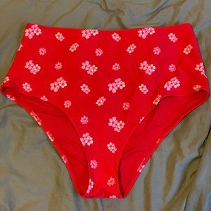 Aerie High Waisted Cheeky Bikini Bottom Size XL